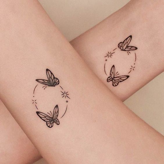 Idée de tatoo papillon sur le poignet